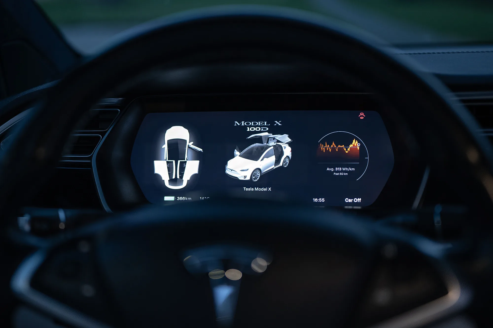 Entretien Tesla Model X à l’atelier GOP Services