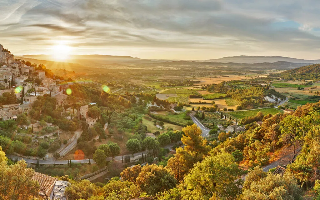 luberon en automne 