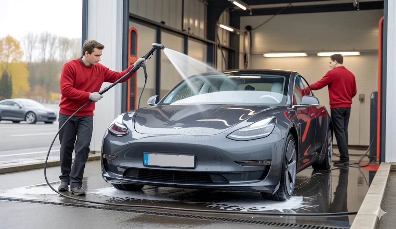 Comment laver sa Tesla sans abîmer les capteurs et caméras ?
